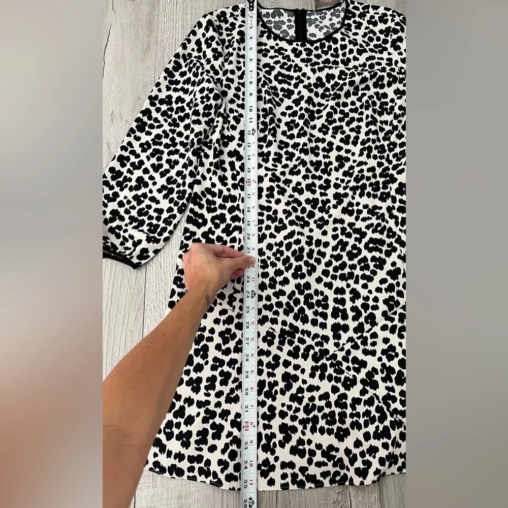 Loft animal print sheath dress 10P